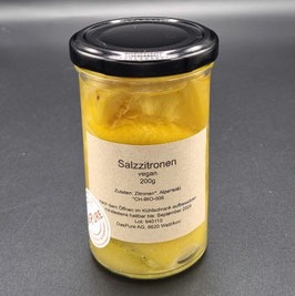 Bio Salzzitronen vegan 200g
